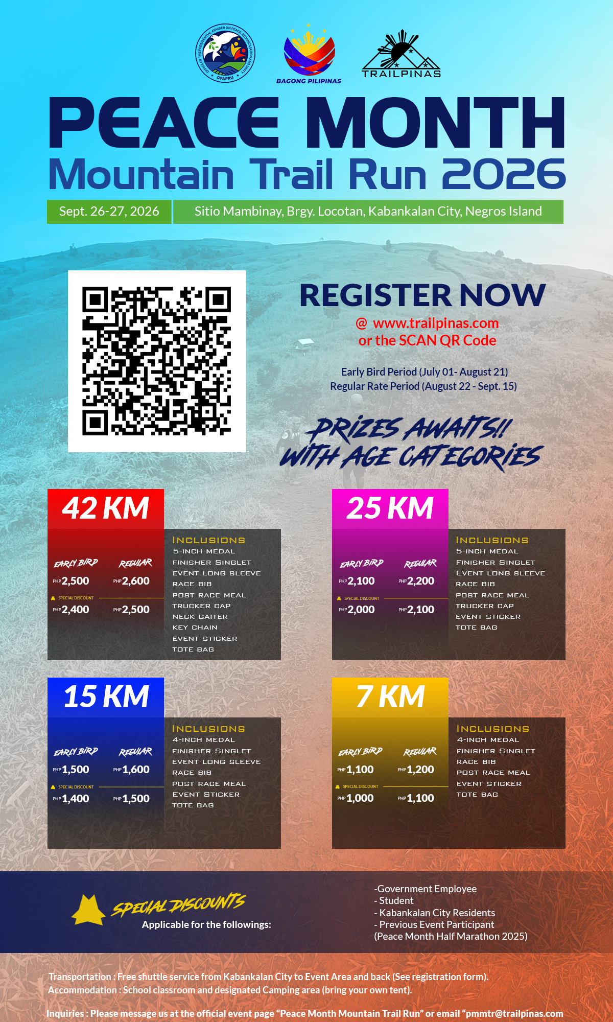 Peace Month Mountain Trail Run 2026